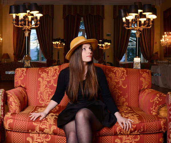 Cappello in Feltro Giallo