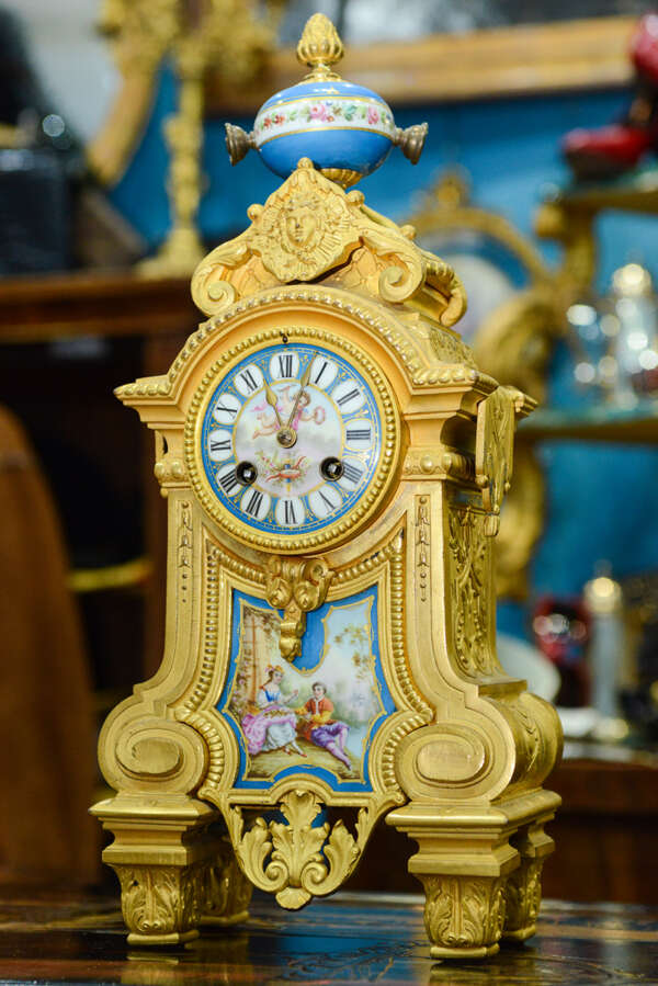 Orologio in Bronzo Dorato