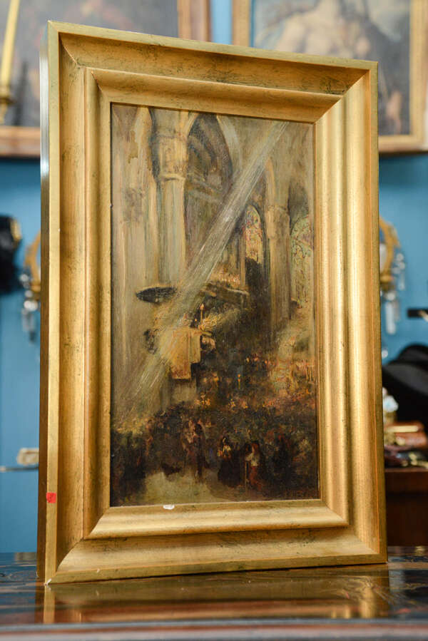 Dipinto olio su tavola